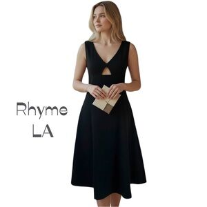 Rhyme LA Black Sleeveless CutOut Dress NWOT Size S